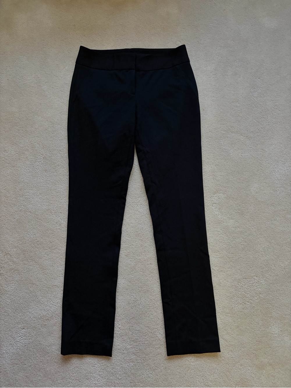 Vince Camuto Black Straight-Leg Dress Pants